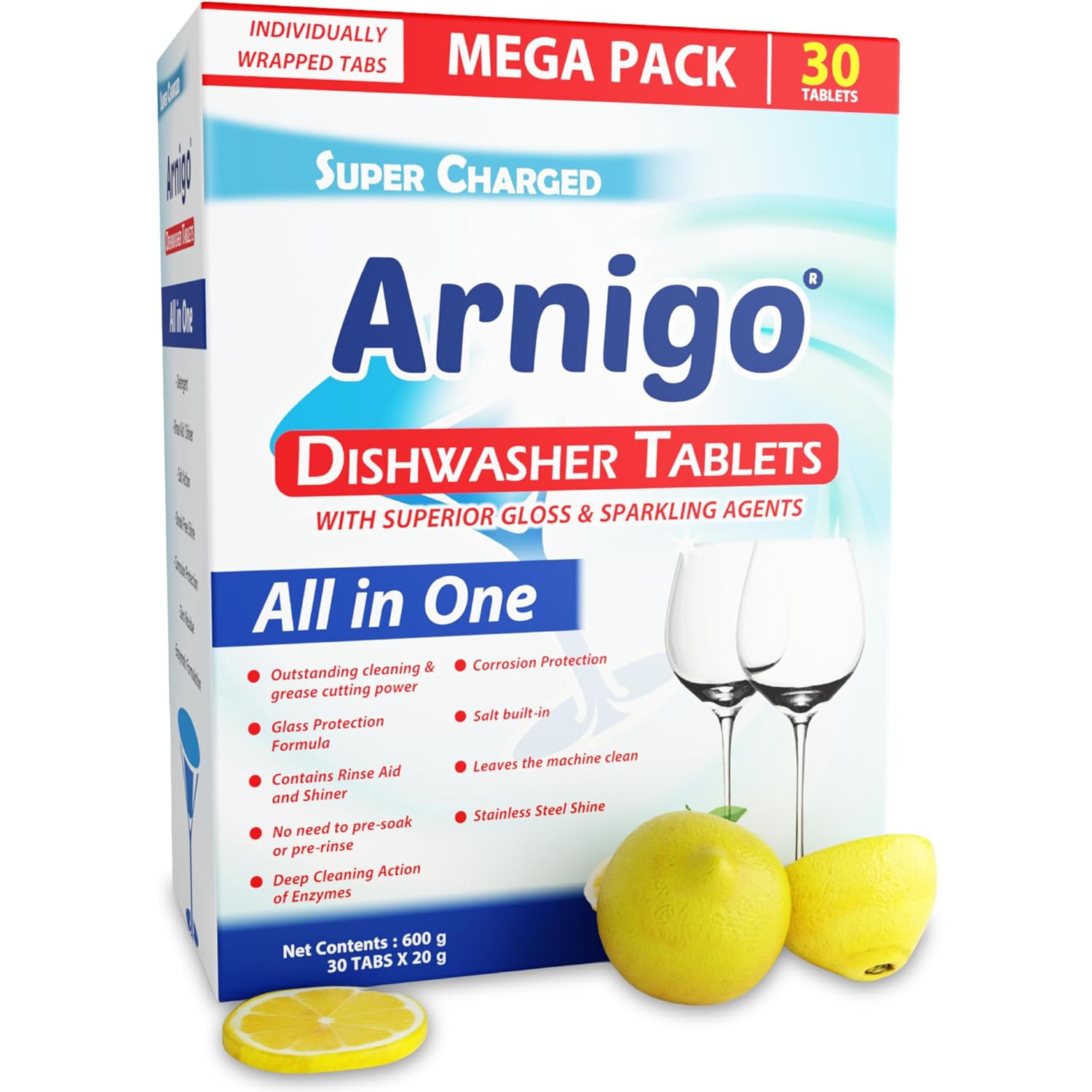 Arnigo Super Charged All In One Dishwasher Tablets stumbit kitchen